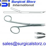 OBWEGESER GILLIES NEEDLE HOLDER  WITH SCISSORS, 16CM, HEAVY MODEL