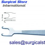 GUBISCH KILNER DOUBLE NASAL HOOK  (ALAR RETRACTOR), 8CM, SHARP,  5X10MM