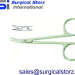 O'BRIEN STITCH SCISSORS, 9CM,  ANGLED TO SIDE
