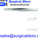 FOX TISSUE FORCEPS, 13CM, CURVED