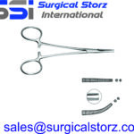 HALSTED MICRO MOSQUITO FORCEPS,  12.5CM, 1X2 TEETH, CURVED