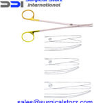 LIGATURE SCISSORS, CURVED SUPERCUT PLUS 14.5CM